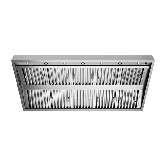 ZLINE 72 in. Under Cabinet Outdoor Grill Hood (GOU2-72) front, under.