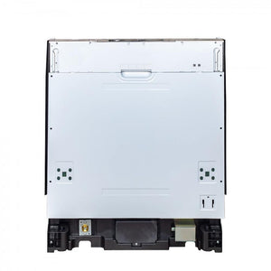 ZLINE 24 in. Top Control Built-In Dishwasher with Satin Stainless Steel Panel and Stainless Steel Tub with Modern Style Handle, 52dBa (DW-SN-24)