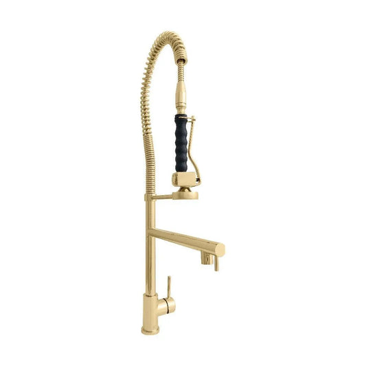 ZLINE Autograph Edition Van Gogh Pull Down Spring Kitchen Faucet with Pot Filler in Polished Gold (VNG-KF-PG) main image.