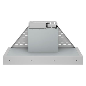 ZLINE 28 in. DuraMount™ Wall Mount Range Hood Insert in Stainless Steel (683-28) front.