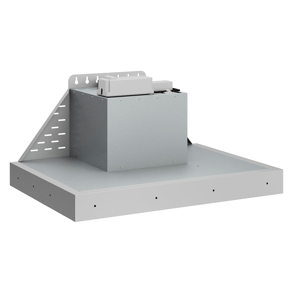 ZLINE 28 in. DuraMount™ Wall Mount Range Hood Insert in Stainless Steel (683-28) side.