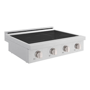 ZLINE 30 in. Paramount Induction Rangetop with 4 Element Cooktop in Stainless Steel (SINRT30) side.