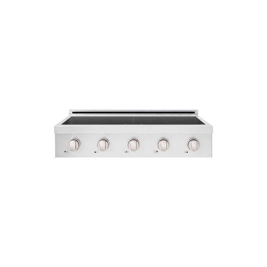 ZLINE 36 in. Paramount Induction Rangetop with 5 Element Cooktop in Stainless Steel (SINRT36) main image.