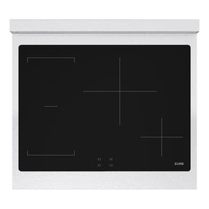 ZLINE Autograph Edition 30 in. Paramount Induction Rangetop with 4 Element Cooktop in Satin Stainless Steel and Champagne Bronze Accents (SINRTSZ-30-CB) top-down, above cooking surface.