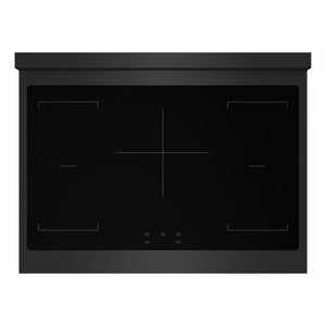 ZLINE 36 in. 5.2 cu. ft. Marino Induction Range with 5 Element Cooktop and Electric Convection Oven in Black Stainless Steel (MINRB-36)