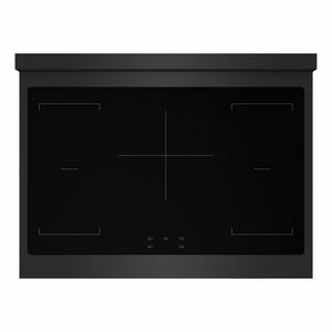 ZLINE Autograph Edition 36 in. 5.2 cu. ft. Marino Induction Range with 5 Element Cooktop and Electric Convection Oven in Black Stainless Steel with Champagne Bronze Accents (MINRBZ-36-CB)