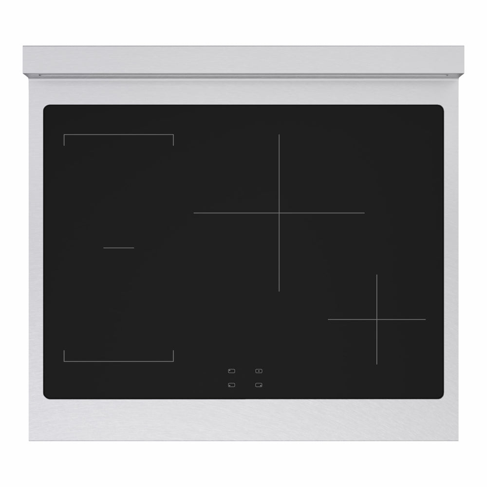 ZLINE Autograph Edition 30 in. 4.2 cu. ft. Marino Induction Range with 4 Element Cooktop and Electric Convection Oven in Satin Stainless Steel with Matte Black Accents (MINRSZ-30-MB)
