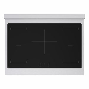 ZLINE Autograph Edition 36 in. 5.2 cu. ft. Marino Induction Range with 5 Element Cooktop and Electric Convection Oven in Satin Stainless Steel with Champagne Bronze Accents (MINRSZ-36-CB)