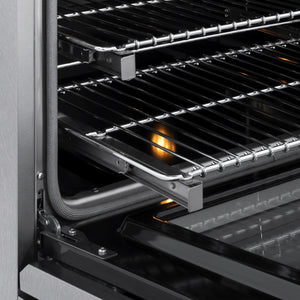 ZLINE 48 in. 6.7 cu. ft. Marino Dual Fuel Range with 8 Burner DuoPro™ Cooktop and Dual Ovens in Satin Stainless Steel (PMDRS-48)