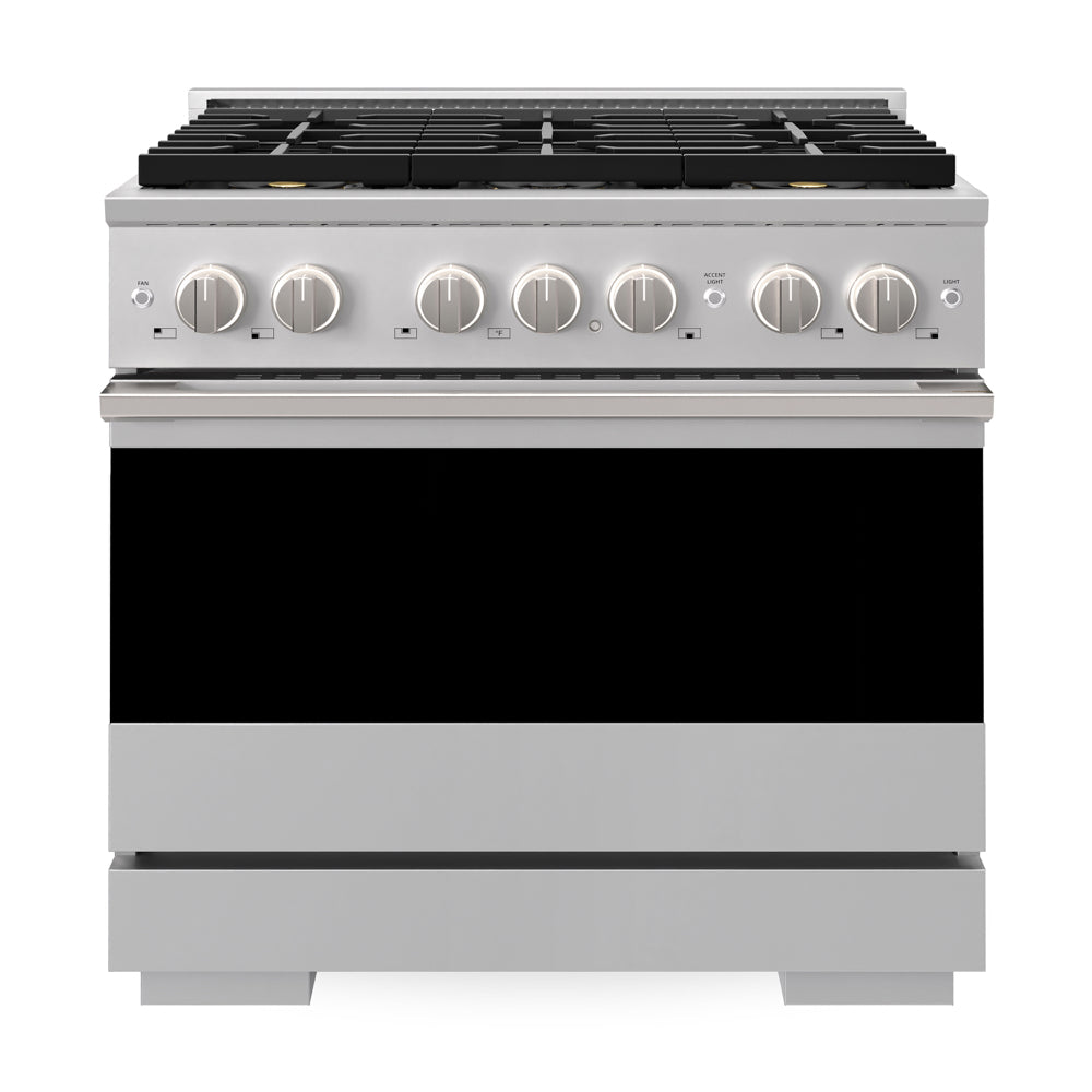 ZLINE 36 in. 5.2 cu. ft. Marino Gas Range with 6 Burner DuoPro™ Cooktop and Convection Gas Oven in Stainless Steel (PMGR36)