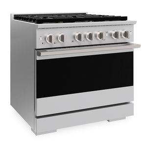 ZLINE 36 in. 5.2 cu. ft. Marino Gas Range with 6 Burner DuoPro™ Cooktop and Convection Gas Oven in Stainless Steel (PMGR36)