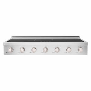 ZLINE 48 in. Paramount Induction Rangetop with 7 Element Cooktop in Stainless Steel (SINRT48) front.