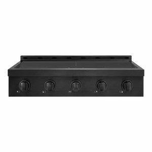 ZLINE 36 in. Paramount Induction Rangetop with 5 Element Cooktop in Black Stainless Steel (SINRTB-36)