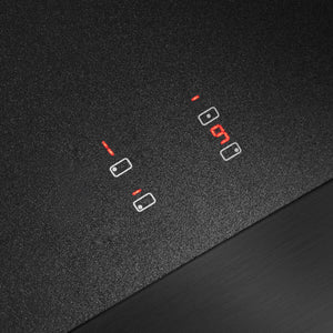 ZLINE Autograph Edition 30 in. Paramount Induction Rangetop with 4 Element Cooktop in Black Stainless Steel and Polished Gold Accents (SINRTBZ-30-G)