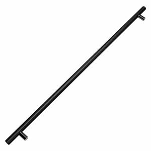 ZLINE 48 in. Wall-Mount Range Hood Helix Handle (Set of 1) in Black Stainless Steel (RHHZ-K-BS-48) main image.
