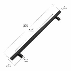 ZLINE Autograph Edition 30 in. Wall-Mount Range Hood Helix Handle (Set of 1) in Matte Black (RHHZ-K-MB-30) with dimensions labeled.