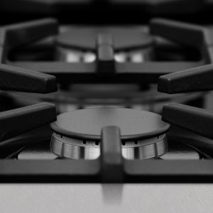 ZLINE 30 in. 4.0 cu. ft. Legacy Dual Fuel Range with 4 Burner Gas Cooktop and Electric Convection Oven in Satin Stainless Steel (RAS-SN-30)