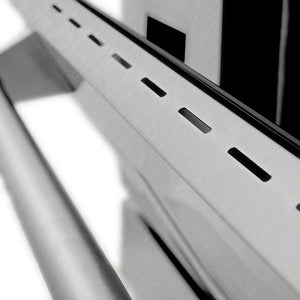 ZLINE 48 in. 6.0 cu. ft. Legacy Dual Fuel Range with 7 Burner Gas Cooktop and 2 Electric Ovens in Satin Stainless Steel (RAS-SN-48)