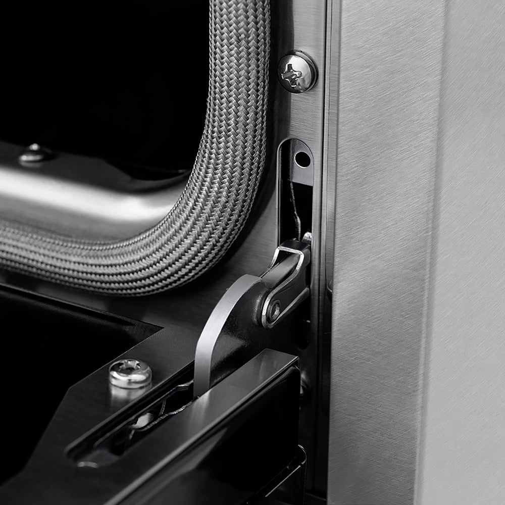 ZLINE Autograph Edition 48 in. 6.7 cu. ft. Paramount Dual Fuel Range with 8 Burner DuoPro™ Cooktop and Dual Ovens in Satin Stainless Steel with White Matte Doors and Polished Gold Accents (PSDRSZ-WM-48-G)