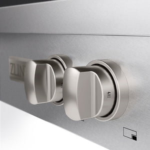 ZLINE 30 in. Paramount Gas Rangetop with 4 Burner DuoPro™ Cooktop in Satin Stainless Steel (PSRTS-30)