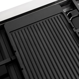 ZLINE Autograph Edition 48 in. 6.7 cu. ft. Paramount Dual Fuel Range with 8 Burner DuoPro™ Cooktop and Dual Ovens in Stainless Steel with Polished Nickel Helix Handles and Accents (PSDRZ-48-KPN)