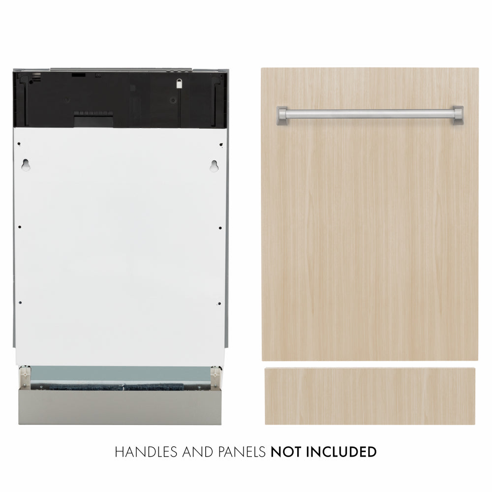 ZLINE 18 in. Tallac Series 3rd Rack Dishwasher with Auto Door Open Drying, 51dBa, Panel Ready (DWV-18) main image.