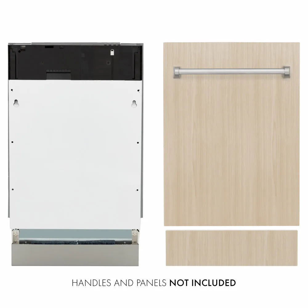 ZLINE 18 in. Tallac Series 3rd Rack Dishwasher with Auto Door Open Drying, 51dBa, Panel Ready (DWV-18) main image.