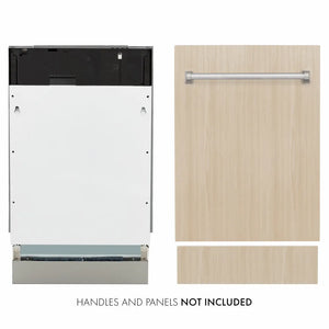 ZLINE 18 in. Tallac Series 3rd Rack Dishwasher with Auto Door Open Drying, 51dBa, Panel Ready (DWV-18) main image.