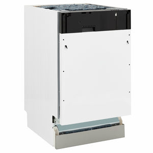 ZLINE 18 in. Tallac Series 3rd Rack Dishwasher with Auto Door Open Drying, 51dBa, Panel Ready (DWV-18) side.