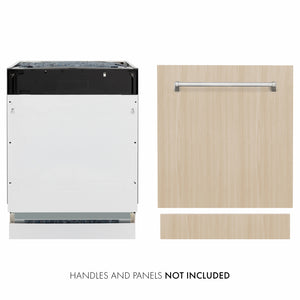 ZLINE 24 in. Tallac Series 3rd Rack Dishwasher with Auto Door Open Drying, 51dBa, Panel Ready (DWV-24) main image.