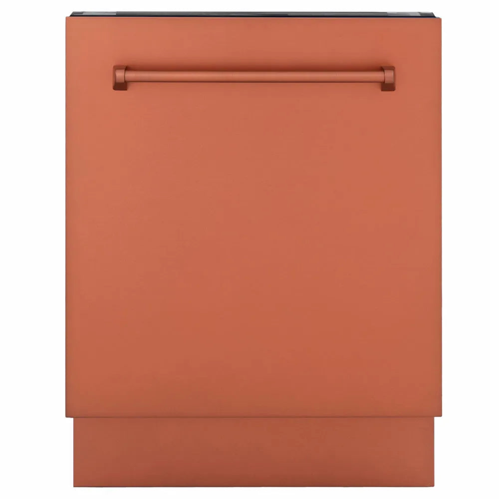 ZLINE 24 in. Tallac Series 3rd Rack Dishwasher with Auto Door Open Drying, 51dBa, Copper Panel (DWV-C-24) main image.