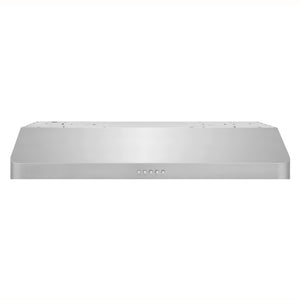 ZLINE 30 in. 300 CFM Ducted Under-Cabinet Range Hood in Stainless Steel, Hardwired Power (617-30) front.