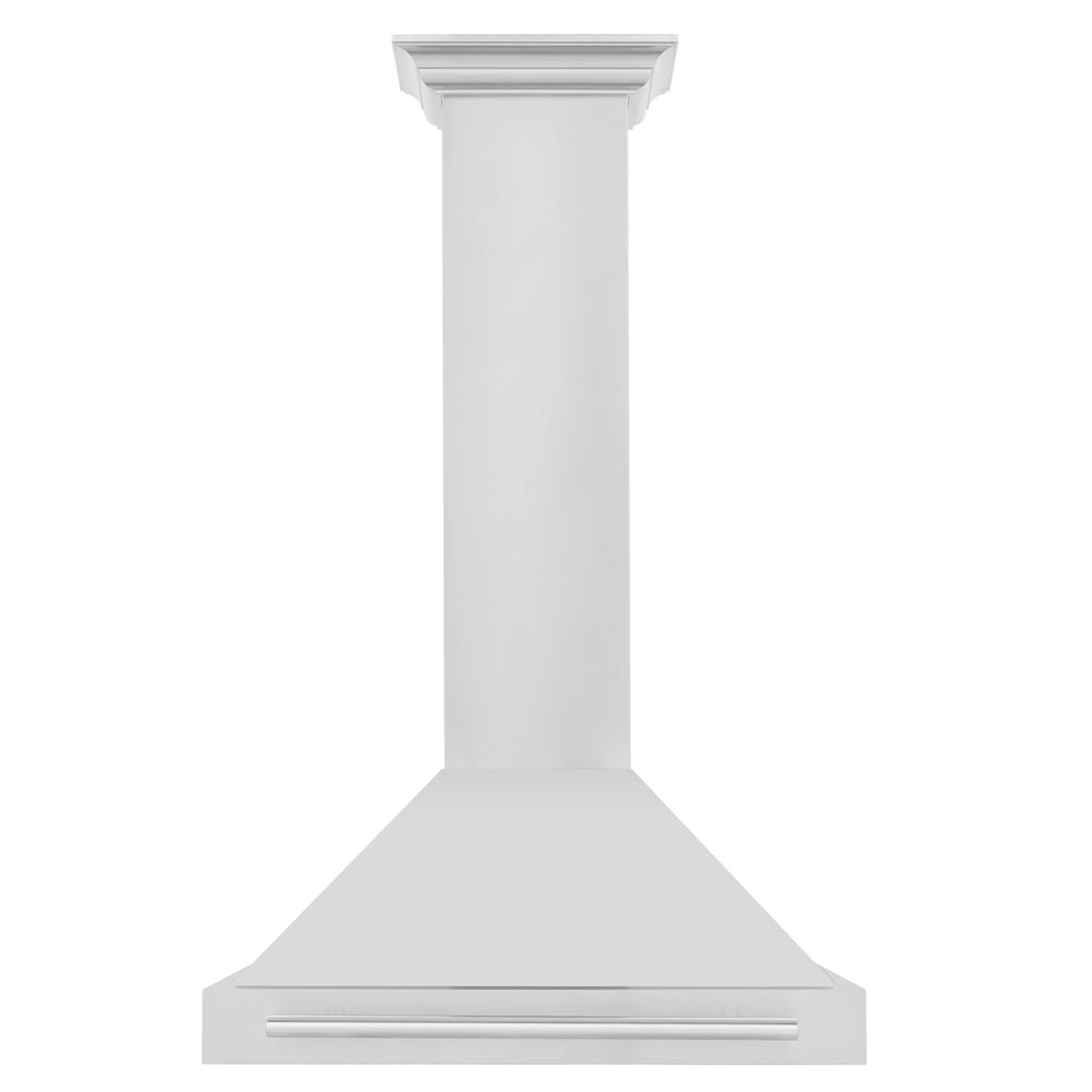 ZLINE 30 in. Convertible Stainless Steel Range Hood with Stainless Steel Handle (KB4STX-30) front.