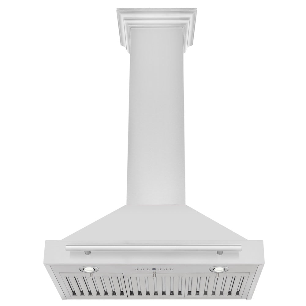 ZLINE 30 in. Convertible Stainless Steel Range Hood with Stainless Steel Handle (KB4STX-30) under.