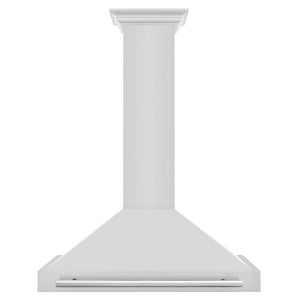 ZLINE 36 in. Convertible Stainless Steel Range Hood with Stainless Steel Handle (KB4STX-36) front.