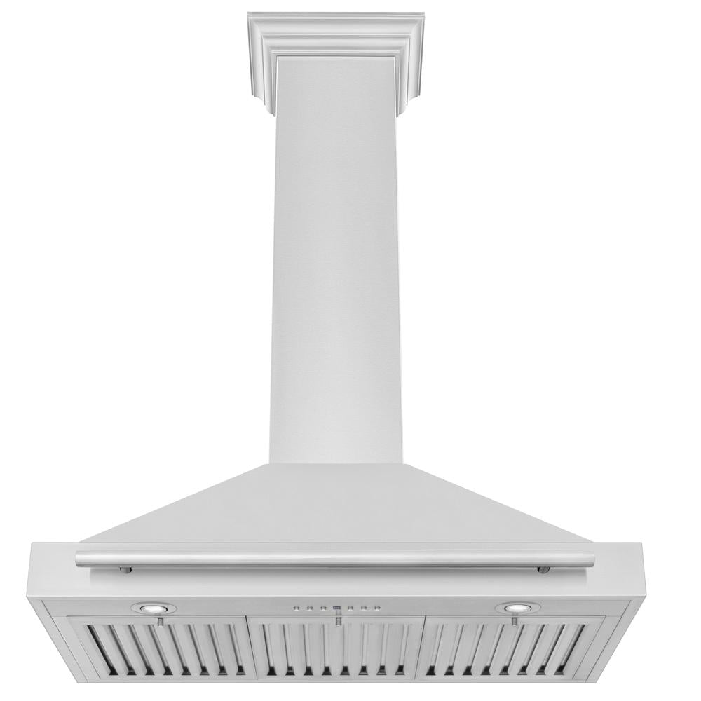 ZLINE 36 in. Convertible Stainless Steel Range Hood with Stainless Steel Handle (KB4STX-36) under.