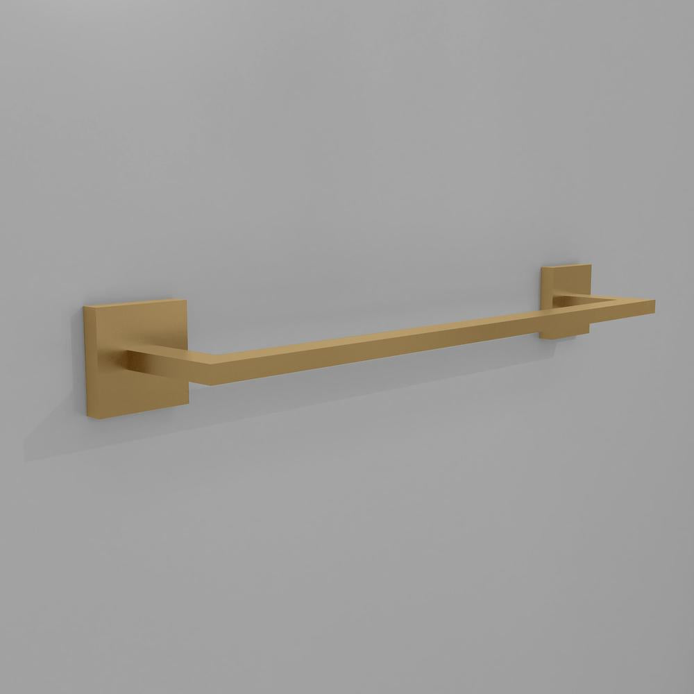 ZLINE Palisades 18 in. Towel Rail in Champagne Bronze (RBCN1-TR18-CB) in a luxury bathroom, no towel.