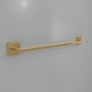 ZLINE Palisades 24 in. Towel Rail in Champagne Bronze (RBCN1-TR-CB) in a luxury bathroom, no towel.