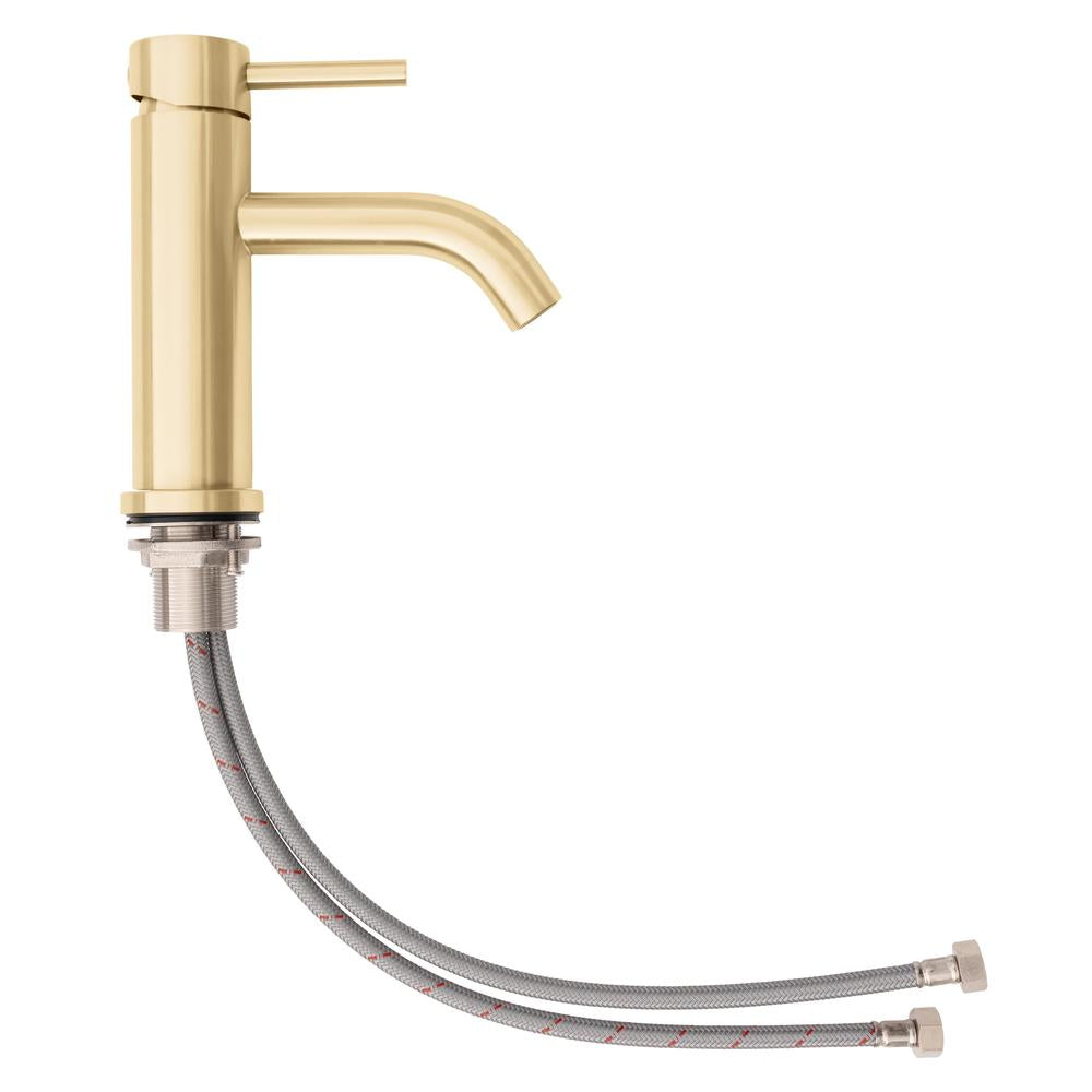 ZLINE Palisades Elegant Single Handle Bath Faucet in Champagne Bronze (RBCN1-BF-CB) components.