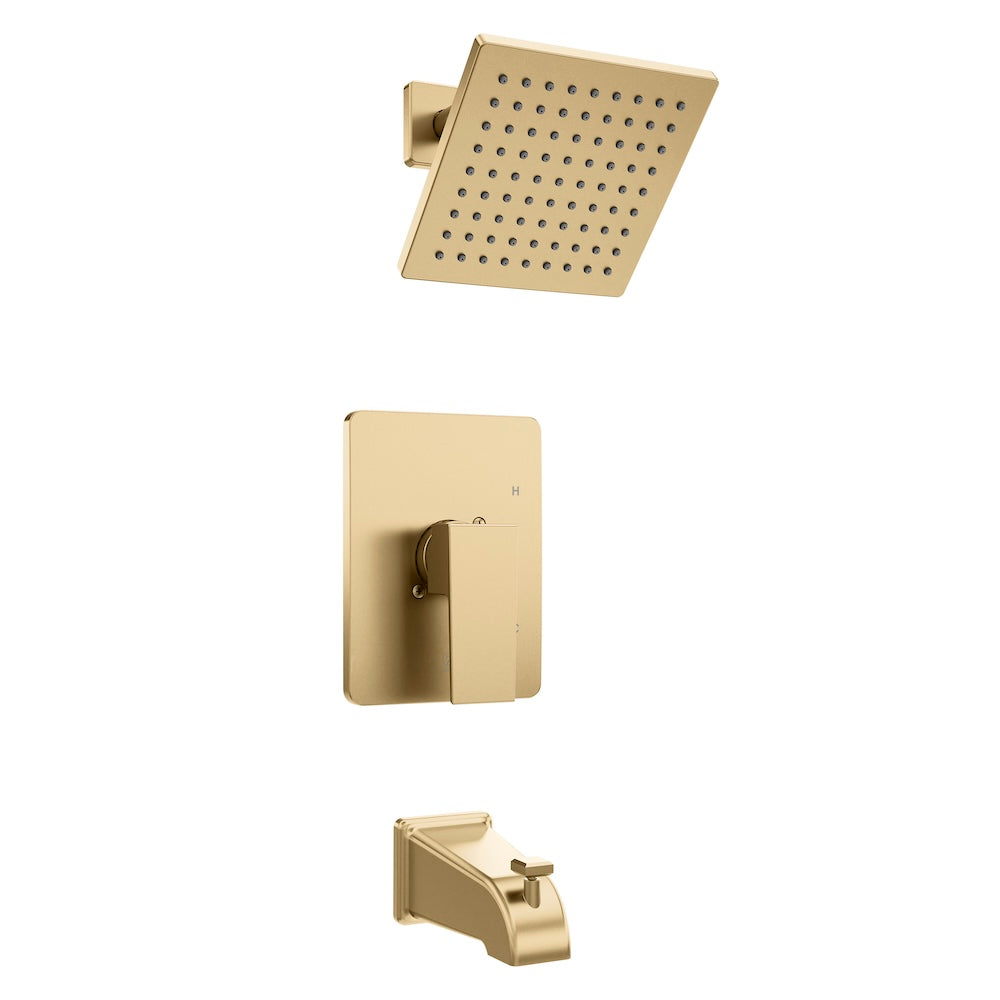 Palisades Modern Shower System in Champagne Bronze (RBCN2-SHS-CB ...