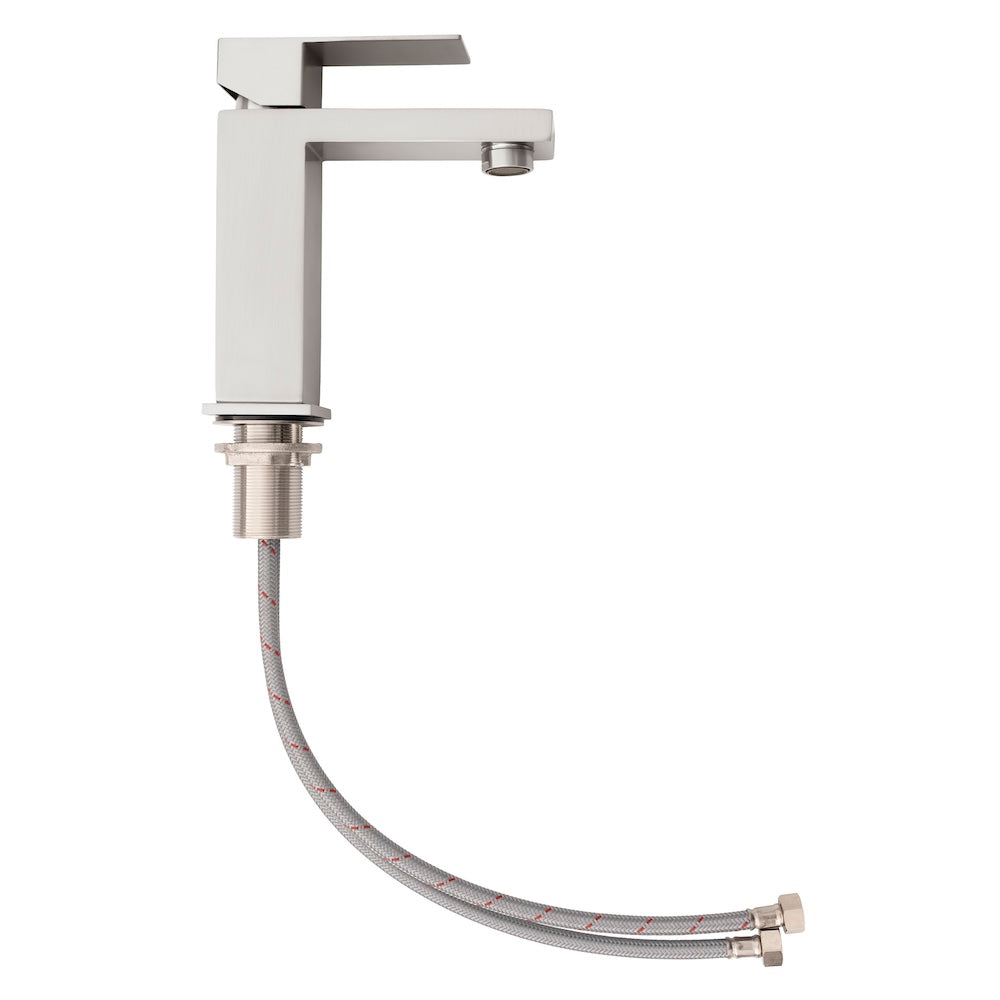ZLINE Palisades Modern Single Handle Bath Faucet in Brushed Nickel (RBCN2-BF-BN) components.