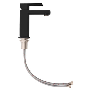 ZLINE Palisades Modern Single Handle Bath Faucet in Matte Black (RBCN2-BF-MB) components.