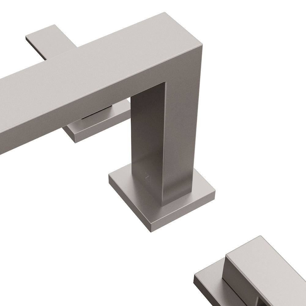 ZLINE Palisades Modern Widespread Bath Faucet in Brushed Nickel (RBCN3-BF-BN) finish texture detail.