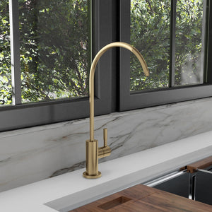 ZLINE Palisades Single Handle Drink Faucet in Matte Black (RBCN1-FBV-MB) in a luxury kitchen.