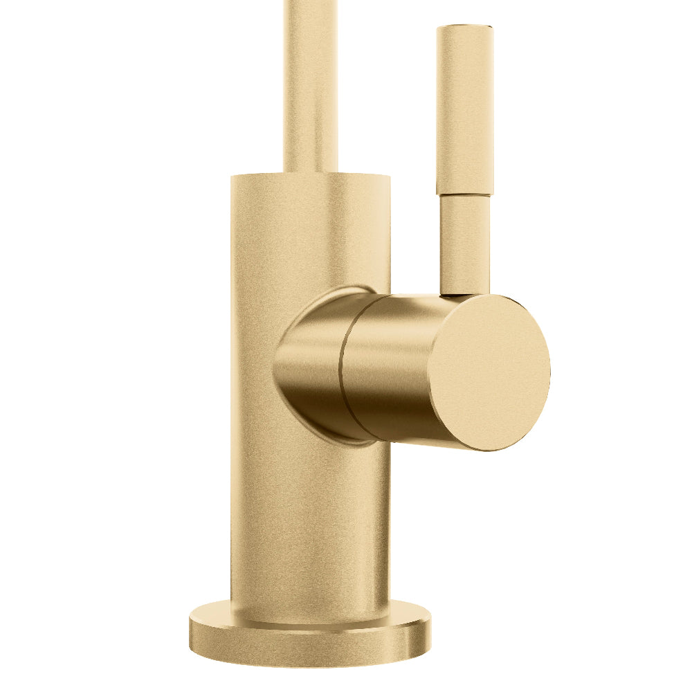 ZLINE Palisades Single Handle Drink Faucet in Matte Black (RBCN1-FBV-MB) handle detail.