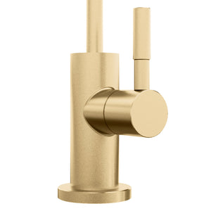 ZLINE Palisades Single Handle Drink Faucet in Matte Black (RBCN1-FBV-MB) handle detail.