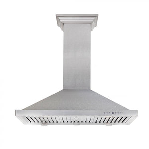 ZLINE 48 in. Designer Series Satin Stainless Steel Convertible Vent Wall Mount Range Hood (8KBS-48) under.