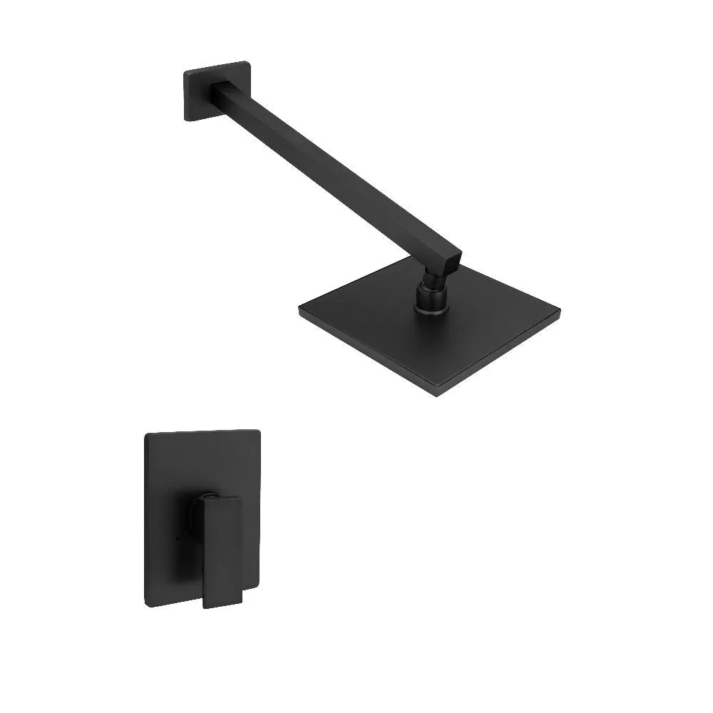 ZLINE Autograph Edition Bliss Rainfall Shower Faucet in Matte Black (BLS-SHF-MB) main image.