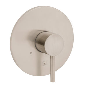 ZLINE El Dorado Shower Faucet in Brushed Nickel (ELD-SHF-BN) close-up, handle.