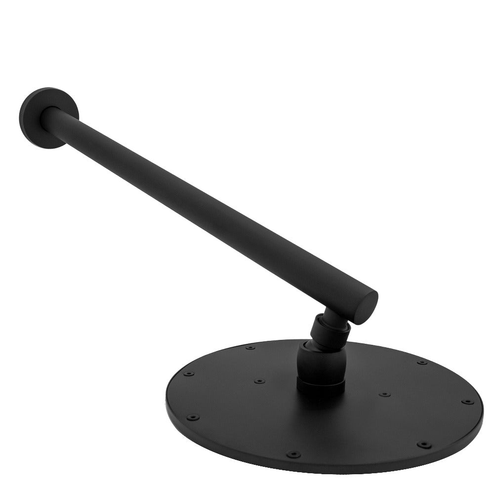 ZLINE El Dorado Rain Shower Faucet in Matte Black (ELD-SHF-MB) rainfall shower head.